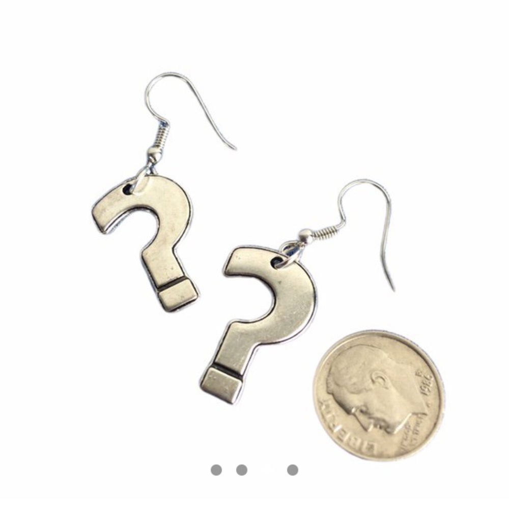 Question Everything Earrings - Picture 3 of 3